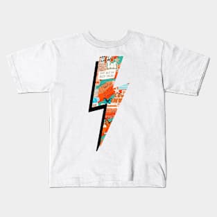 Collage lightning bolt Kids T-Shirt